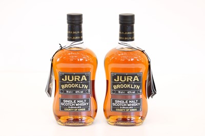 Lot 107 - 2 bottles Jura ‘Brooklyn’ Single Malt Scotch Whisky