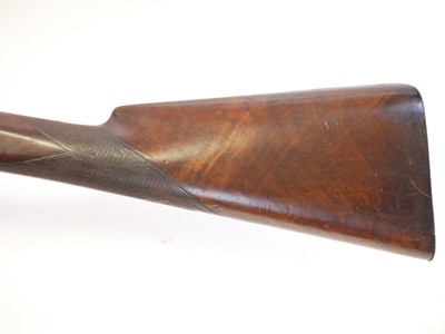 Lot 62 - Percussion 20 bore rifle, 32inch octagonal...