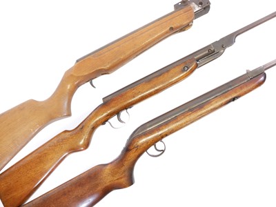 Lot 156 - Three air rifles for restoration and a...