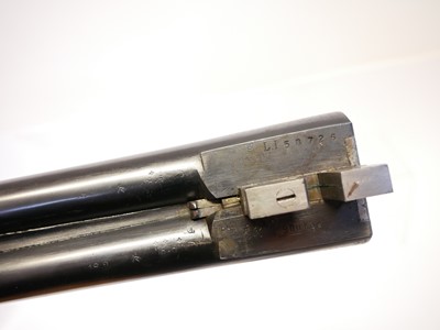 Lot 415 - L.I.G. Elgoibar 12 bore side by side shotgun,...