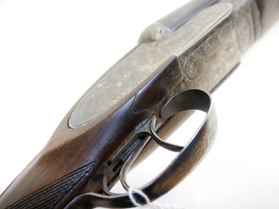Lot 415 - L.I.G. Elgoibar 12 bore side by side shotgun,...