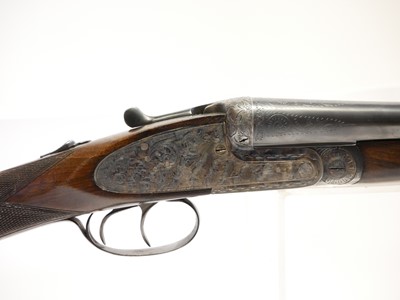 Lot 415 - L.I.G. Elgoibar 12 bore side by side shotgun,...