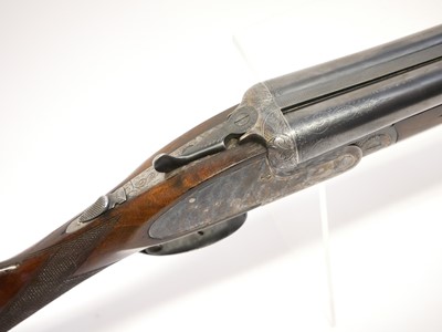 Lot 415 - L.I.G. Elgoibar 12 bore side by side shotgun,...