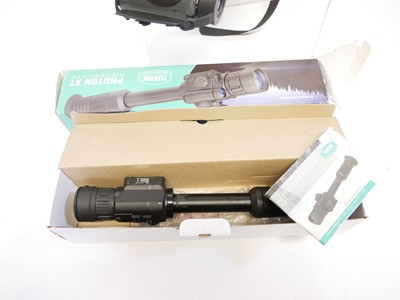 Lot 589 - Yukon Photon XT rifle scope, with box serial...