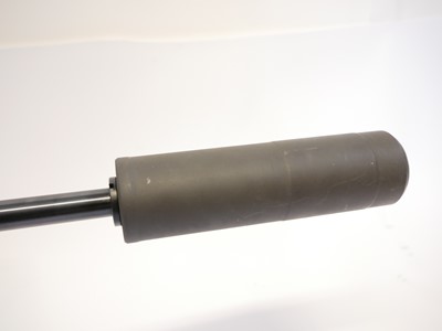 Lot 320 - Tikka T3 .223 bolt action rifle with moderator,...