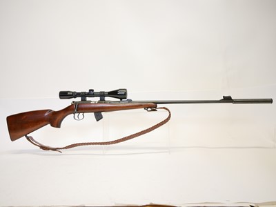 Lot 248 - CZ .22lr bolt action rifle and moderator,...