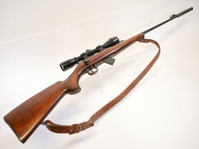 Lot 248 - CZ .22lr bolt action rifle and moderator,...