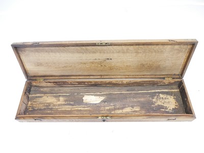 Lot 456 - Five gun cases, to include an oak and brass...