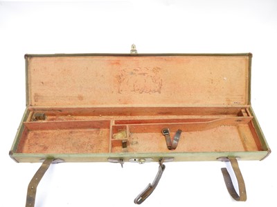 Lot 456 - Five gun cases, to include an oak and brass...
