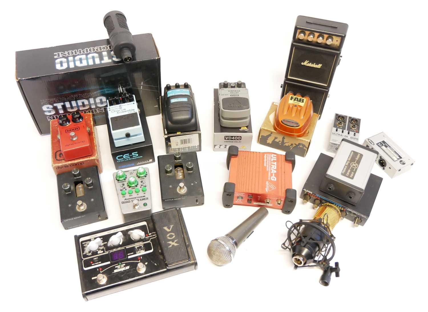 Lot 176 Collection of Guitar Effects Units and