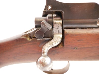 Lot 365 - Sporterised P14 Enfield bolt action 7.62 rifle,...