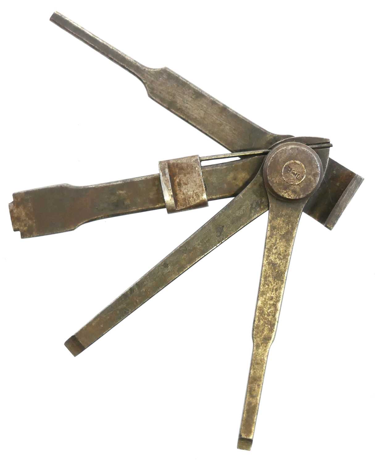 Lot 480 - Martini Henry rifle combination tool, stamped...