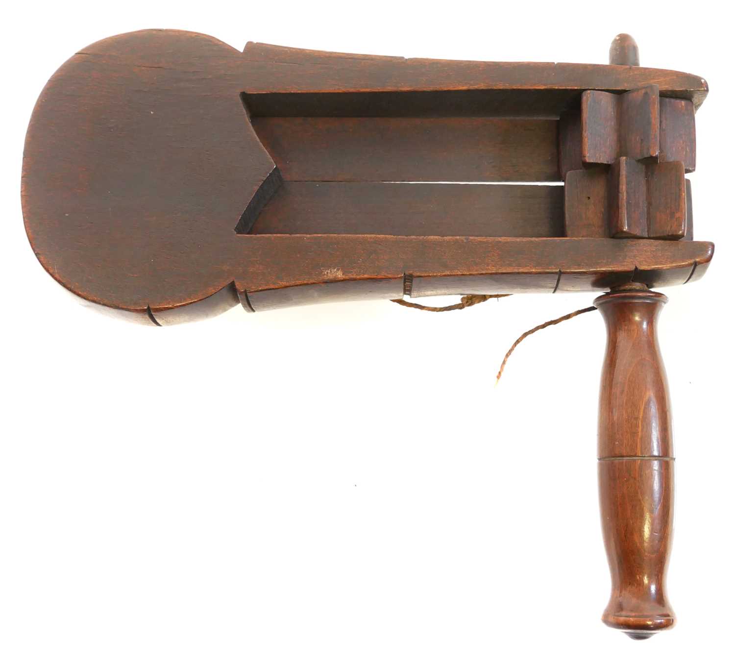 Lot 487 - Wooden beater's bird scarer.