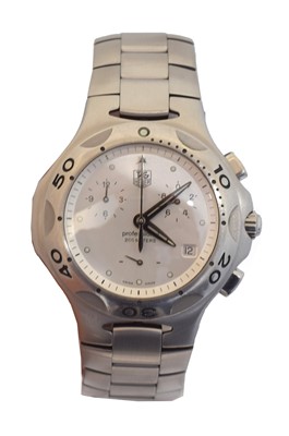 Lot 235 - A Tag Heuer 'Kirium' quartz chronograph wristwatch, ref. CL111-50.