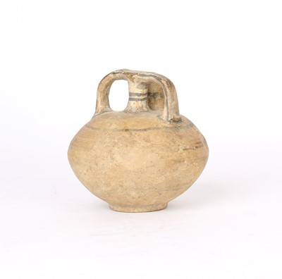 Lot 100 - An Ancient Mycenaean Pottery Stirrup Jar