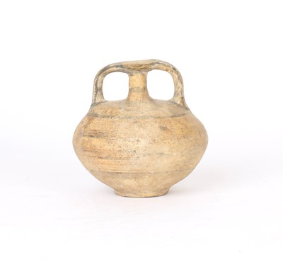 Lot 100 - An Ancient Mycenaean Pottery Stirrup Jar
