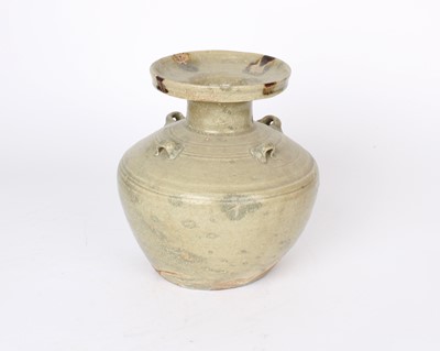 Lot 38 - A Chinese Six Dynasties Period "Greenware" or "Yueyao"-Type Celadon Vessel