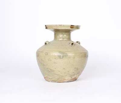 Lot 38 - A Chinese Six Dynasties Period "Greenware" or "Yueyao"-Type Celadon Vessel