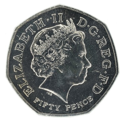 Lot 28 - 2009 Royal Mint, Fifty Pence, 250th Anniversary of the Royal Botanical Gardens, Kew.