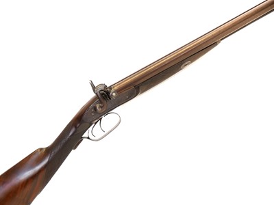 Lot 67 - Charles Lancaster percussion 14 bore side by...