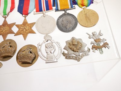 Lot 273 - Family group WWI and WWII Medals, to include...