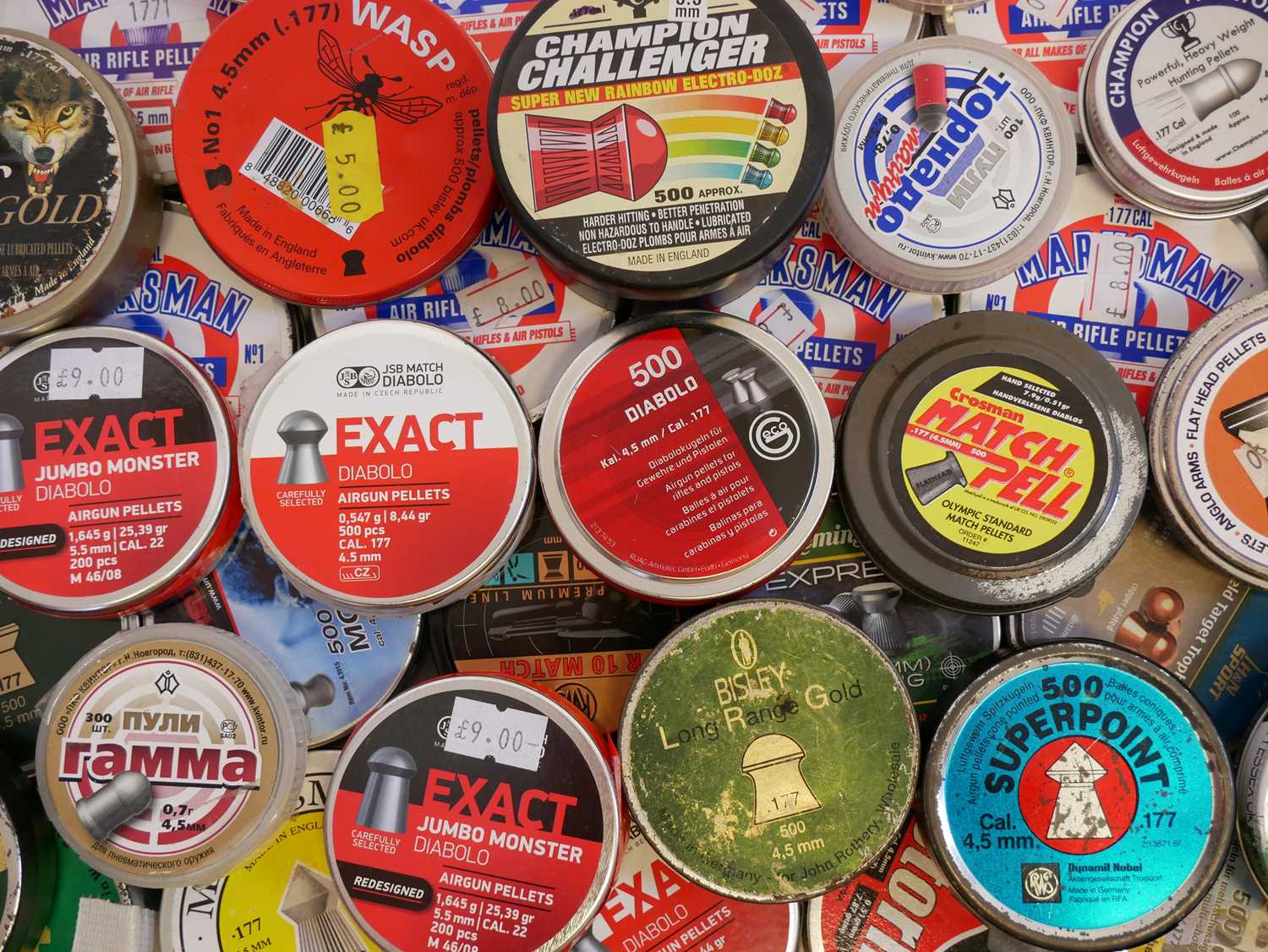 Lot 631 - Large collection of .177 air gun pellets, to...