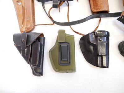 Lot 499 - Collection of pistol holsters.