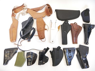 Lot 499 - Collection of pistol holsters.