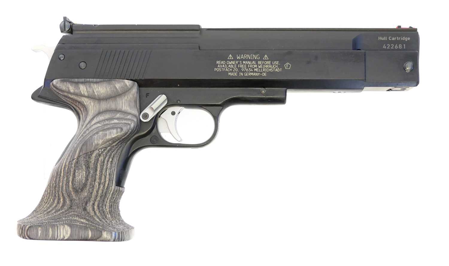 Lot 113 - Weihrauch HW45 Black Star .177 Air Pistol,...