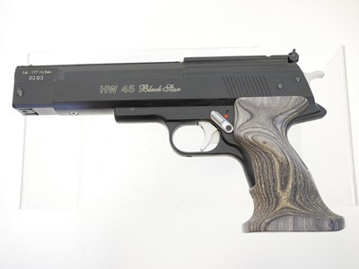 Lot 113 - Weihrauch HW45 Black Star .177 Air Pistol,...