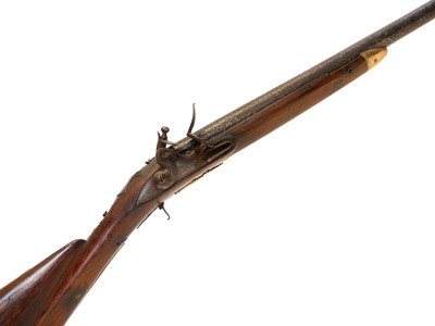 Lot 46 - Flintlock 10 bore shotgun for restoration, 33...