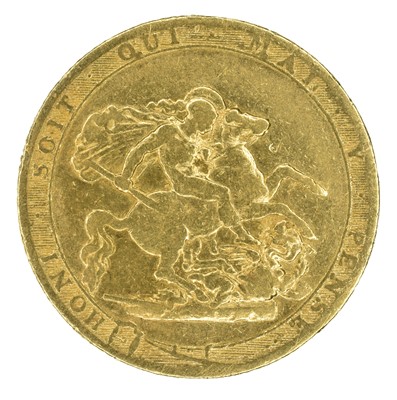 Lot 29 - King George III, Sovereign, 1820.