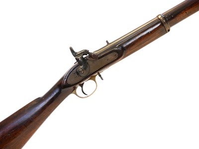 Lot 33 - Enfield Percussion cavalry carbine, 21 inch...
