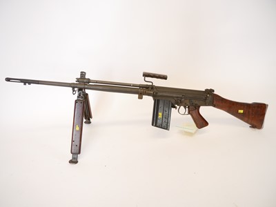 Lot 62 - Deactivated 7.62 SLR Automatic L2A1 squad...