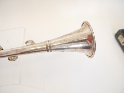 Lot 233 - H.N. White and Co. The Gladiator silver plated all metal clarinet