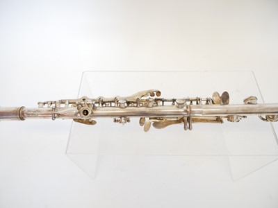 Lot 233 - H.N. White and Co. The Gladiator silver plated all metal clarinet