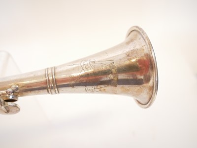 Lot 233 - H.N. White and Co. The Gladiator silver plated all metal clarinet