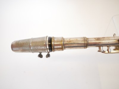 Lot 233 - H.N. White and Co. The Gladiator silver plated all metal clarinet