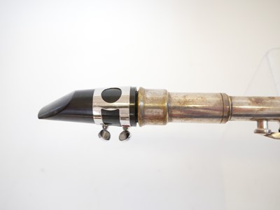 Lot 233 - H.N. White and Co. The Gladiator silver plated all metal clarinet