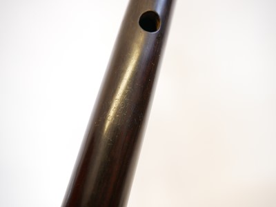 Lot 235 - Rosewood flute by Henry Potter of London