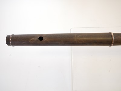 Lot 236 - Rosewood flute by G.W. Bonn