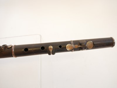 Lot 236 - Rosewood flute by G.W. Bonn