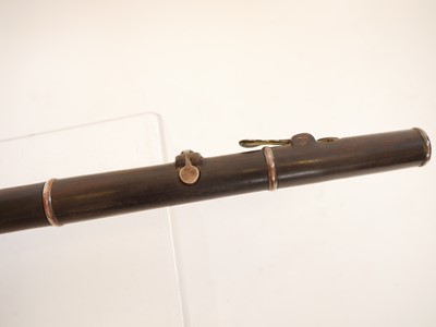 Lot 236 - Rosewood flute by G.W. Bonn