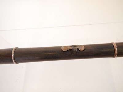 Lot 236 - Rosewood flute by G.W. Bonn