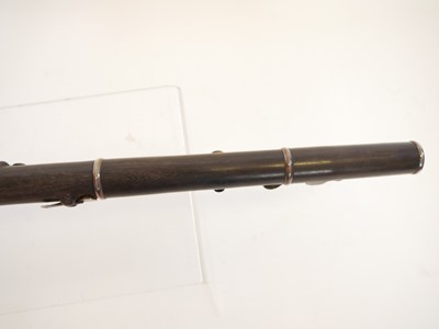 Lot 236 - Rosewood flute by G.W. Bonn