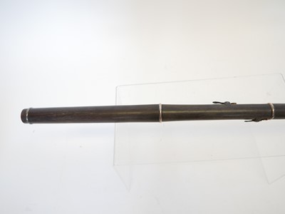 Lot 236 - Rosewood flute by G.W. Bonn