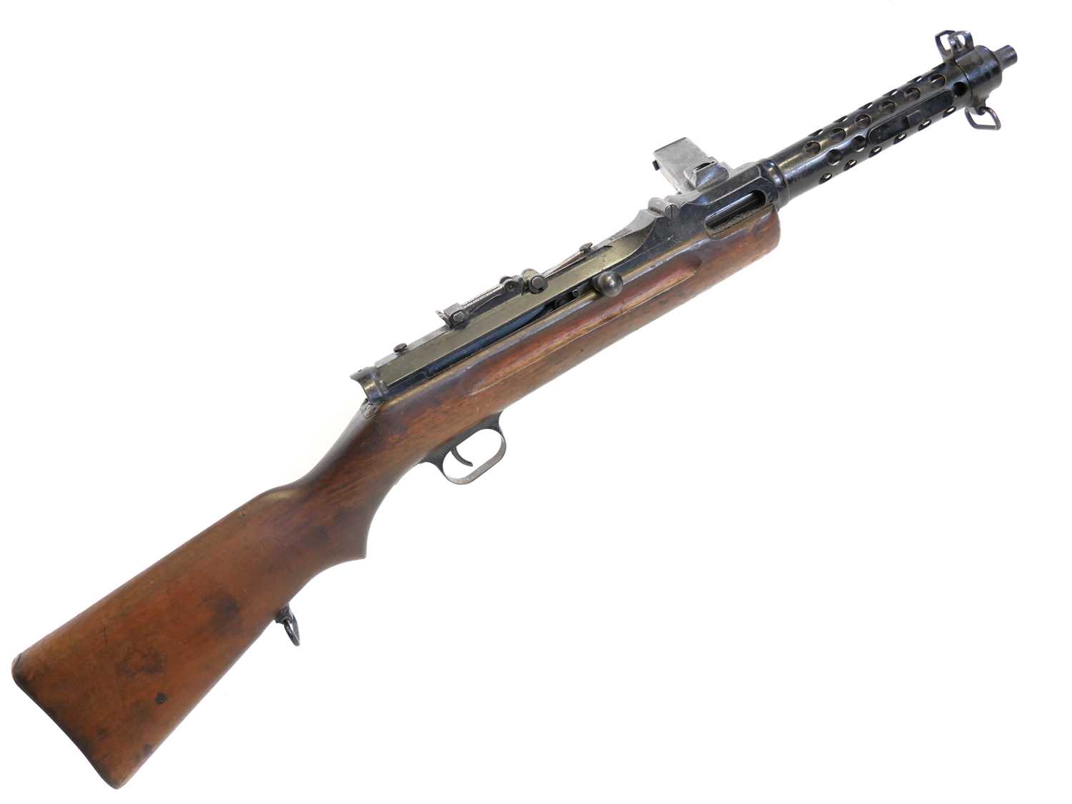 Lot 80 - Deactivated German Steyr WWII MP34, serial...