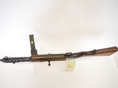 Lot 80 - Deactivated German Steyr WWII MP34, serial...