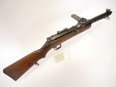 Lot 80 - Deactivated German Steyr WWII MP34, serial...