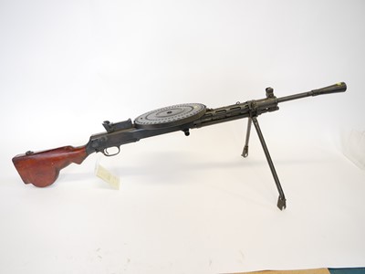 Lot 90 - Deactivated DPM Degtyaryov 7.62x54R machine...